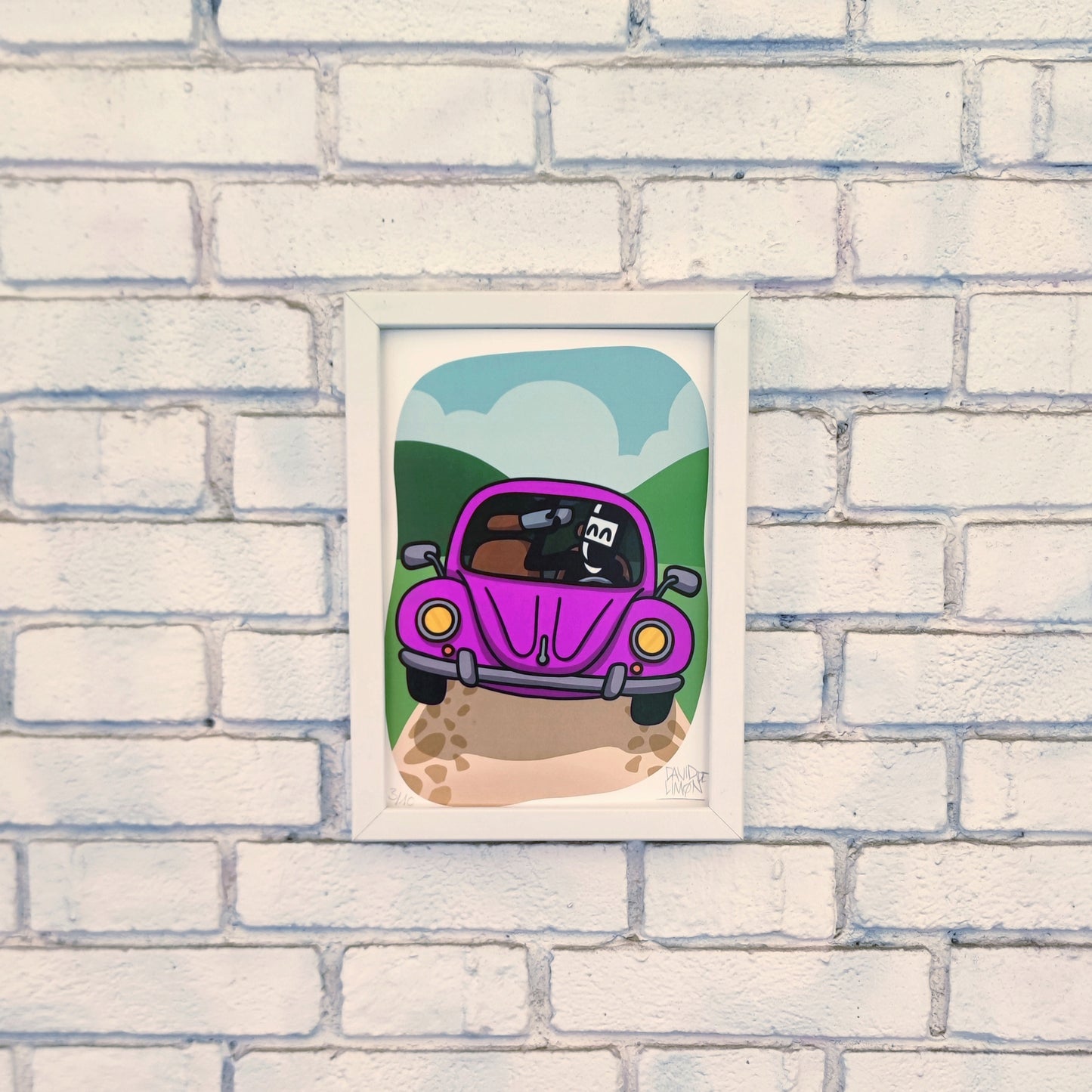 David de Limón - Beetle -print A4