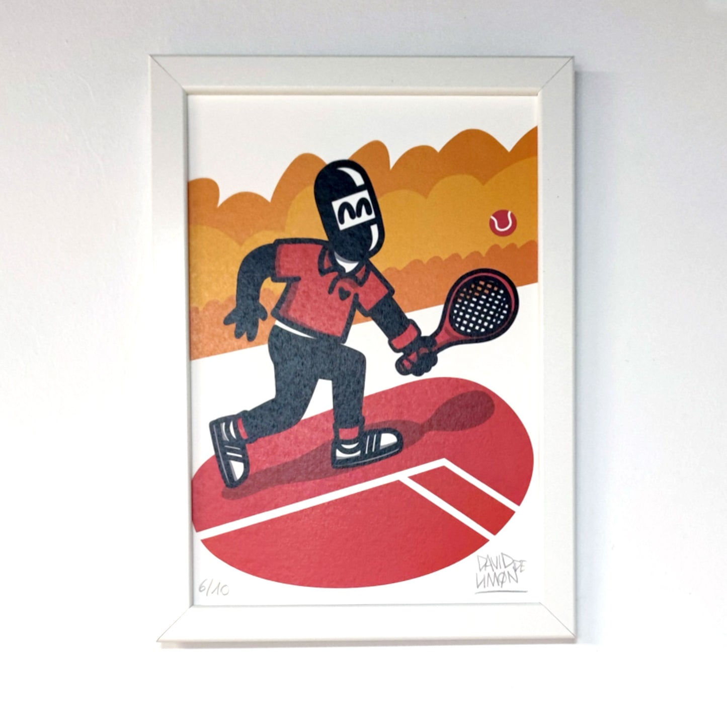 David de Limón - tenis - print A4
