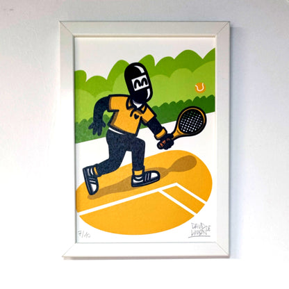 David de Limón - tenis - print A4