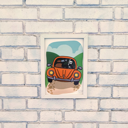 David de Limón - Beetle -print A4