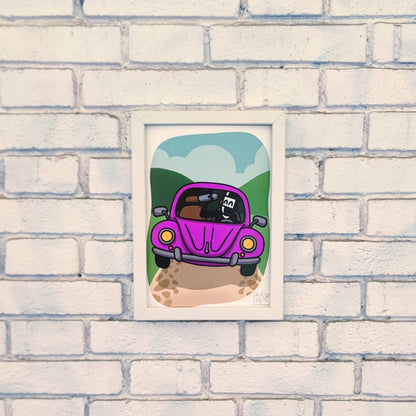 David de Limón - Beetle -print A4