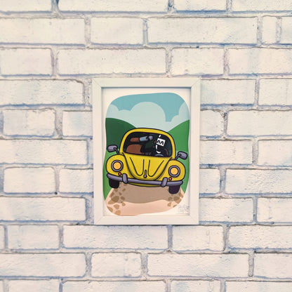 David de Limón - Beetle -print A4