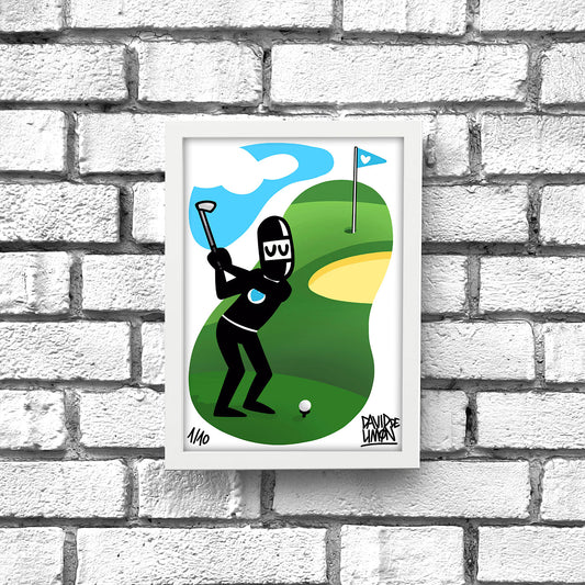 David de Limón - Golf - print A4