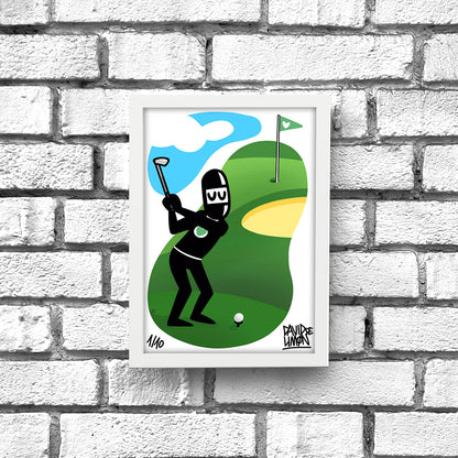 David de Limón - Golf - print A4