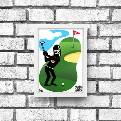 David de Limón - Golf - print A4
