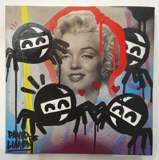 David de Limón - Marilyn love spiders - Original