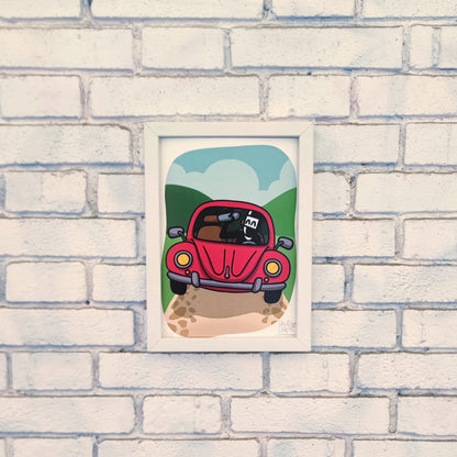 David de Limón - Beetle -print A4