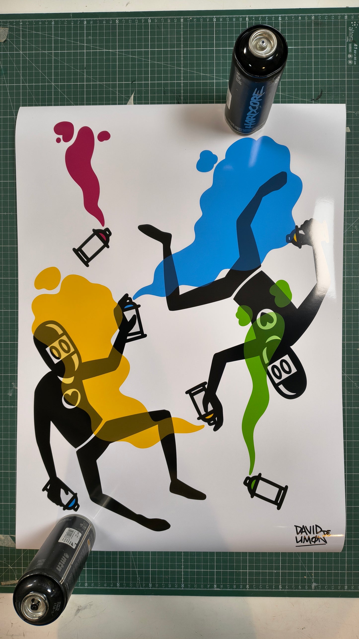 Falling Colors -  David de Limón - print 50x70